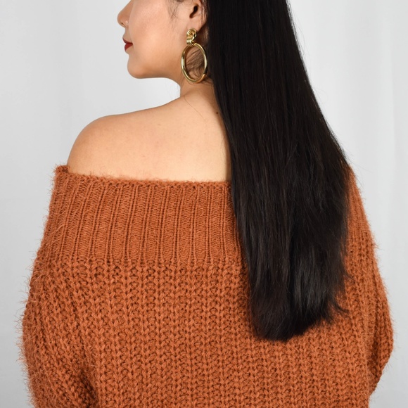 Hug Me Tight Off The Shoulder Sweater - Picture 5 of 5